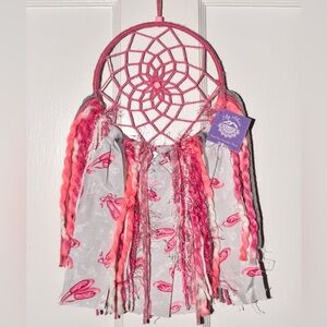 Ballet Print Pink and Gray Dreamcatcher